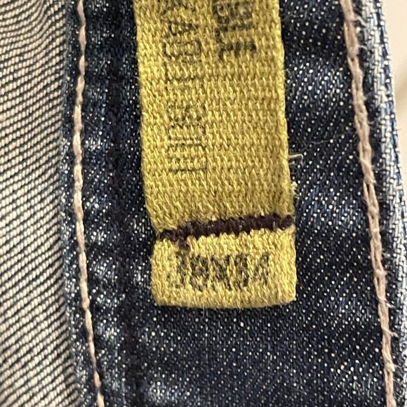 Rock & Roll Denim Regular Stackable Bootcut Jeans Mens 38W Medium Blue Cotton Bl - Picture 6 of 16